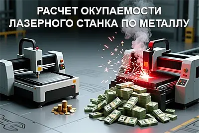 Окупаемость лазерного станка при 50% и 80% загрузке: расчёты и сроки возврата инвестиций (2025)