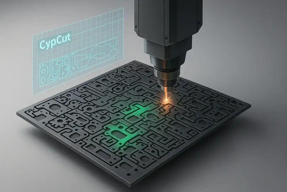 Нестинг и раскладка в CypCut: Инструменты оптимизации лазерного раскроя металла
