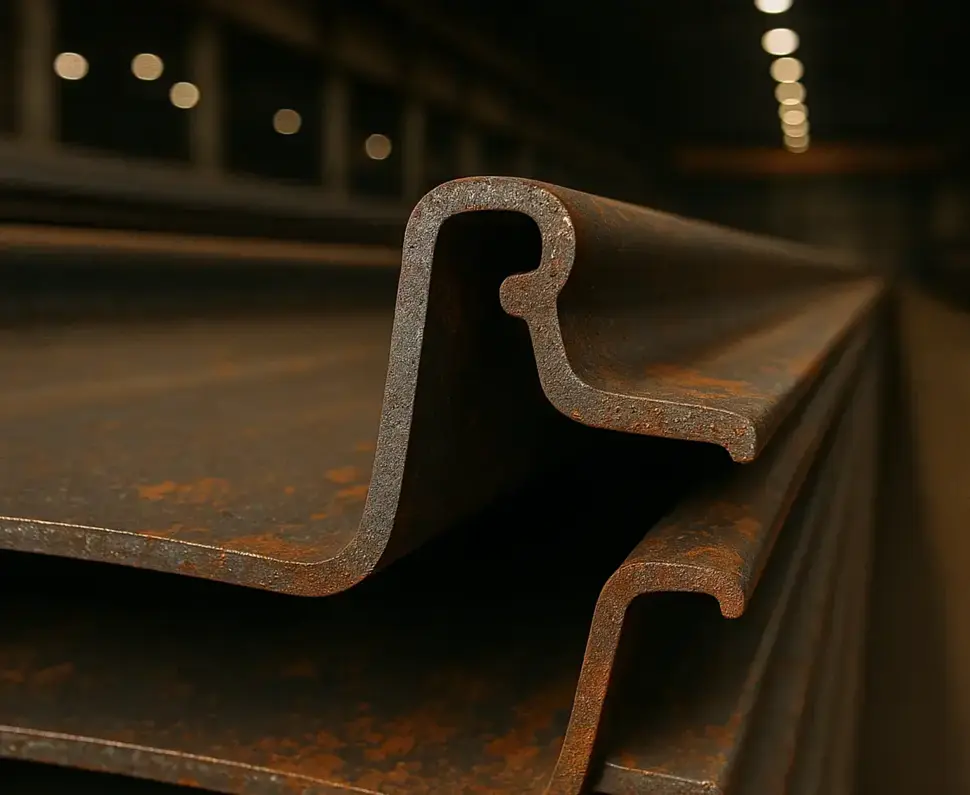 Очистка шпунта Ларсена от окалины и ржавчины: технология лазерной обработки 6 кВт