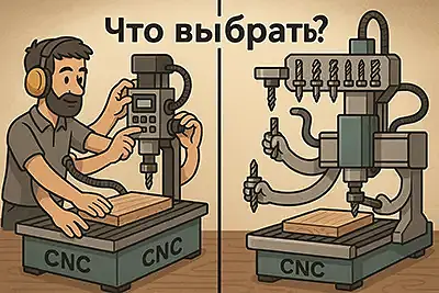 Фрезерный станок с ЧПУ с ATC или без: что выгоднее для бизнеса на дереве и рекламе?
