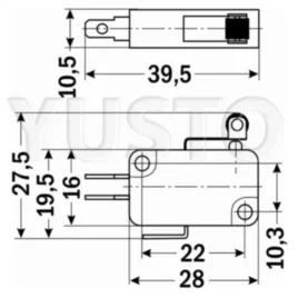 Концевой датчик Omron v155-1c25